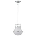 thumbnail image 4 of Nuvo Lighting Valdora 1 Light Pendant - 10 Inches - Polished Nickel - White Opal Glass - Polished Nickel, 4 of 17
