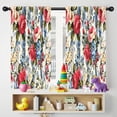 thumbnail image 5 of Blackout Kids Curtains,Pioneer Flower Floral Print Pattern Childrens Insulated Curtains Set Of 2,Bedroom Essentials,Toddler Room Decor 42"x54", 5 of 5