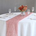 thumbnail image 3 of BalsaCircle 12x108 in Rose Gold Metallic Tinsel Polyester Table Runner Wedding Party Events Decorations Supplies, 3 of 8