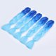 thumbnail image 3 of Trenza de pelo, 5 piezas Ombre Jumbo trenza de pelo, trenzas africanas, 24 pulgadas, 17.64 oz de trenza sintética, pelo trenzado de ganchillo (azul real/azul cielo #), 3 of 5