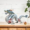 thumbnail image 3 of de Chino de Plástico, Modelo Animal de Juguete, Bestia Mítica Oriental Auspiciosa, Juguetes Educativos Realistas, Estatua Yotijar Figura de dragón, 3 of 10