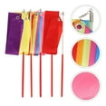 thumbnail image 2 of KAKOWELY 5Pcs Colored Ribbon Art Gymnastic Streamers Dance Streamers Gymnastics Ribbons,78.74"X11.42"X1.77", 2 of 5