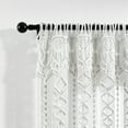 thumbnail image 6 of Lush Decor Boho Macrame Textured Cotton Window Curtain/Room Divider/Doorway/Wall Decor Single Neutral 40X63, 6 of 11