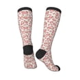 thumbnail image 4 of Fotbe Rose Flowers print Women's Men's Novelty Crew Socks Cotton Socks Knee High Socks for Walking,Running,Nurses,Pregnancy, 4 of 9