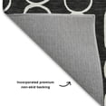thumbnail image 3 of Dalyn Rugs The Reserve TR6 Black Indoor/Outdoor, Premium Washable, Bedroom, Living Room, Dining Room, Kitchen, Patio Rug, 8' x 8', Black, 3 of 4