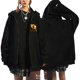 thumbnail image 1 of Haikyuu-Sudadera con capucha y cremallera para hombre y mujer, suéter informal con estampado de Anime Haikyuu Shoyo Hinata y Tobio Kageyama, estilo Harajuku, 1 of 2