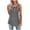 Grey, variant on Women's Tanks Leopard Print Sleeveless Loose Ruffle Tank Blouse Tunic for Women Sleeveless Top for Everyday Wear Grey XXL