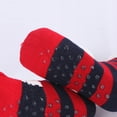 thumbnail image 5 of Women's Christmas Socks Floor Socks Snow Boots Thickened Fleece Home Sleep Socks Carpet Sock Covers - Dark Red, 5 of 5