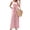 Pink, variant on Women'S Bib Overalls Casual Loose Fit Jumper Adjustable Strap Wide Leg Jumpsuits with Pockets Pink S