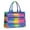 Colorful Striped Tie, variant on Large Capacity Tote Bag,Colorful Rainbow Tie Dye Spiral Pattern Handbag Fashion Luxury Tote Bag,15.7"x13"x 5.1" Inches,Laptop Compatible