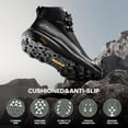 thumbnail image 3 of Botas de senderismo NORTIV 8 para hombre, medianas, impermeables, talla 8, negras, 3 of 8