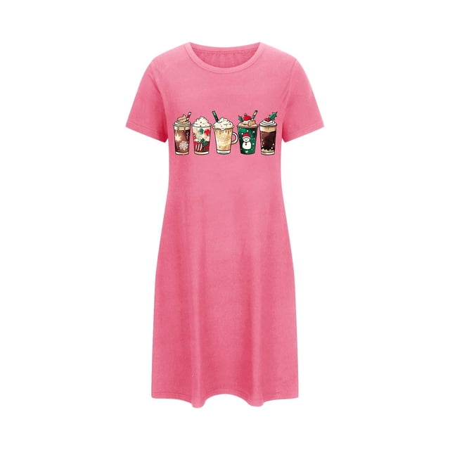 Chemises à Manches Courtes Funicet pour Femmes,Shorts pour Femmes,Chemise de Nuit Courte Surdimensionnée pour Femmes Mode à Imprimé Poitrine Robe de Nuit à Manches Courtes,Chemises à Manches Courtes pour Femmes,Chemises à Manches Courtes pour Femmes