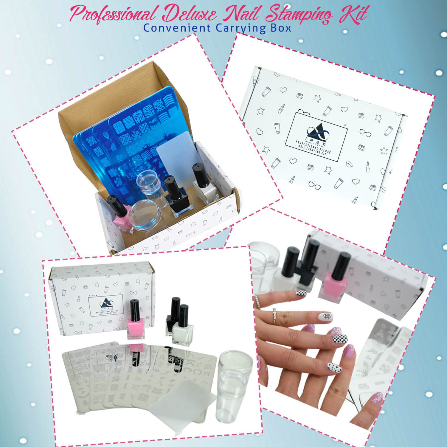 E5XZ Art Stamping Plate-Nail Stamp Template Plates Foral Manicure  Image-Plate - AliExpress
