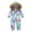 Green, variant on Hooded Ski Jumpsuit for Girls Boys Tie Dye Full Zip One Piece Quilted Snowsuit Kids Elastic Cuffs Winter Warm Onesie Outerwear