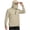 🔥 Khaki_New, variant on Solid Color Stand Collar Long Sleeve Pullover Sunscreen Top with Chest Pocket, Ice Silk Lightweight Hooded Anti UV Blouse, Casual Outdoor Daily Wear for Men White M