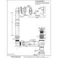 thumbnail image 2 of Westbrass 24" Direct Outlet Bathtub Assembly with Tip-Toe Drain - Semi-Exposed, Polished Chrome, 2 of 9