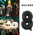thumbnail image 4 of Billuyoard 16 pulgadas Tamaño grande Oro Plata Rosa Oro Número Globo Cumpleaños Decoraciones para fiestas de bodas Globos de aluminio Niño Niño Juguete Kits de decoración para fiestas negro ocho, 4 of 6