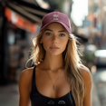 thumbnail image 4 of Paris-2024 Cowboy Mesh Baseball Cap Red One Size, 4 of 5