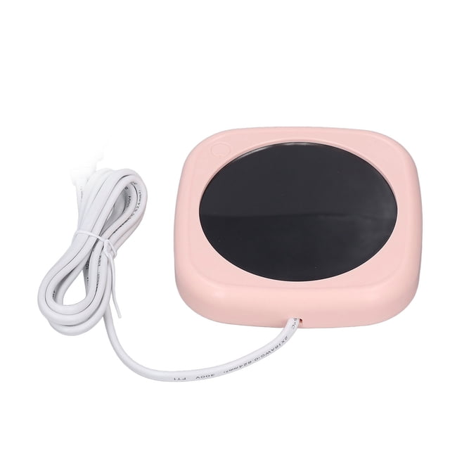 Coffee Warmer, Auto Shut Off Small Portable Coffee Mug Warmer For Milk Pink
