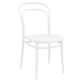 thumbnail image 2 of Luxury Commercial Living 3-Piece White Patio Square Table Bistro Set 33.5", 2 of 6