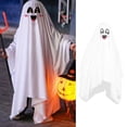 thumbnail image 1 of Disfraz De Fantasma, Capa Unisex De Halloween Espeluznante Y Adorable Con Diseño De Sonrisa De Fantasma Para Fiestas De Disfraces, Festivales Y Cosplay., 1 of 7