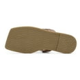 thumbnail image 2 of Dream Pairs Sandals Women Flip Flops Square Open Toe Thong Sandals Summer Casual Lightweight Comfortable Flat Slippers Indoor Outdoor Beach Walking Shopping Vacation Shoes SDFF2226W BROWN Size 10, 2 of 5