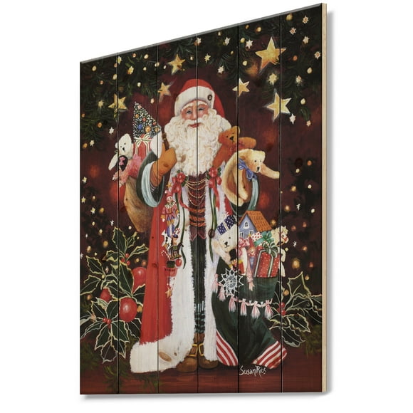 Design Art - Happy Santa Claus Magic of Christmas