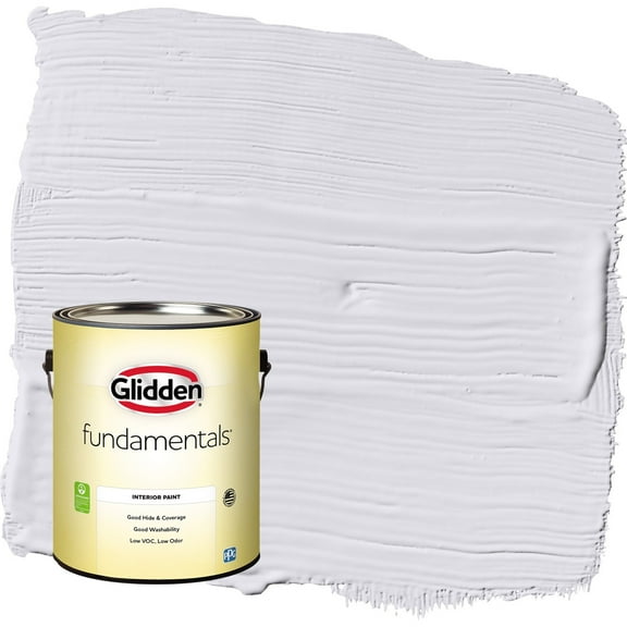 Glidden Fundamentals Violet Echo / Purple Semi-Gloss Interior Paint, 1 Gallon
