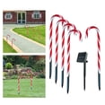 thumbnail image 3 of GROWTH TANK Christmas LED Lamps Candy Cane Solar Operated Lights for Garden Holiday Driveway, 3 of 9
