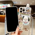 thumbnail image 3 of Funda de teléfono MOIWOAOE Kawaii Silicone para iPhone 14 Pro con cordón, 3 of 6