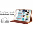 thumbnail image 5 of Dteck Smart Case for Apple iPad mini 6th Generation 8.3-inch (2021),Magnetic Leather Card Holder Wallet Case Kickstand Hybrid Rubber Folio Automatic wake/sleep Cover for iPad mini 6,Brown, 5 of 7