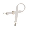 thumbnail image 1 of Youkk Femmes Coton Bandoulière Sangle de Remplacement Dames Simple Conception Sac à Main Réglable Bande avec Boucles Accessoires Blanc, 1 of 6