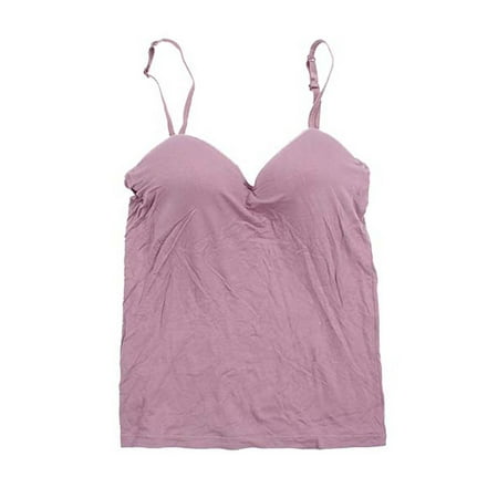 

Babula Women Soft Basic Modal Padded Shelf Bra Vest