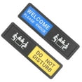 thumbnail image 3 of HINTRMENT 2Pcs Desktop Status Slider Sign Multi Color 17.9x5.1x0.6in Office Conference Room, 3 of 8