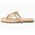 thumbnail image 3 of Womens Flat Sandals Comfortable Flip Flops Slide Sandals Summer Beach Shoes with Metal Decoration, 3 of 4