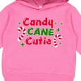 thumbnail image 3 of Inktastic Christmas Candy Cane Cutie with Candy Canes Toddler Hoodie, 3 of 4