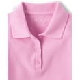 thumbnail image 3 of Polo The Children's Place para niñas, paquete de 3 unidades, color rosa y morado, 3 of 4