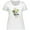 AA-White, variant on Inktastic He is Risen Cross with Script and Flowers Women's Plus Size T-Shirt