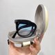 thumbnail image 1 of Typpkmm Portable Folding Sunglasses with Ultra and Lightweight UV, 1 of 7