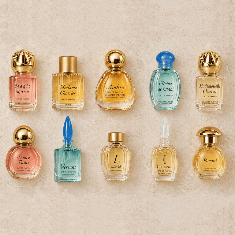 Charrier Parfums Les Parfums de France 10 Perfume Gift Set, 1.99