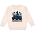 thumbnail image 2 of Inktastic Monster Truck Birthday Boy 4 Toddler Sweatshirt, 2 of 4