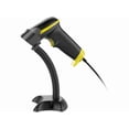thumbnail image 1 of USB Barcode Scanner with Stand Automatic Sensing 1D Handheld Wired Laser Bar Code Reader Portable Hand Bar Code Scanner Fast Auto Scan for Warehouse Retail Store Library Supermarket POS, 1 of 7