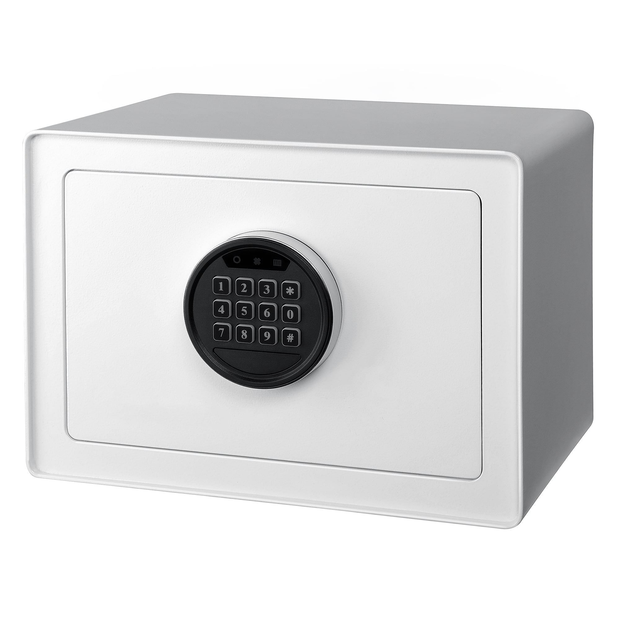 Pen + Gear Safes 0.57 CF with Electronic Lock, Backup Key, 1 Shelf, Carpeted Interior, White Model 44E50WW