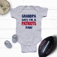 thumbnail image 2 of NanyCraft's Grandpa says I'm a PATRIOTS Fan Baby Bodysuit, 2 of 2