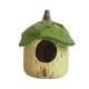 thumbnail image 2 of Casa Colgante para Pájaros | Cabaña exterior de poliresina pintada a mano | Accesorio decorativo para patio de jardín | Tapón de limpieza extraíble | Resistente a la intemperie | 4.7" de alto x 4.5", 2 of 7
