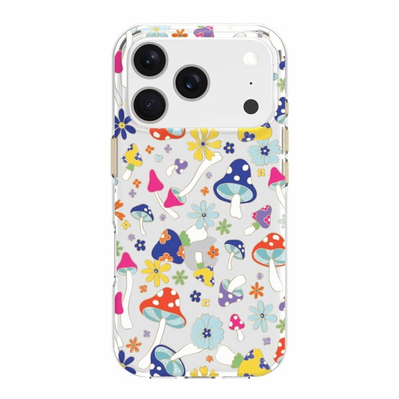 onn Phone Case for iPhone 17 Pro - Multicolor Mushroom