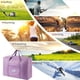 thumbnail image 5 of Bolsa de viaje portátil, bolsa de viaje plegable, bolsa deportiva, para mujer, bolsa de lona tipo duffel, con cremallera, duradera, para viajes, equipaje ligero, para excursiones de entre, 5 of 7