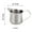 240 mL, variant on Kitchen Stainless Steel Milk Frothing Pitcher Espresso Steam Coffee Barista-Craf Latte Cappuccino Milk Cup Frothing Jug Pitcher