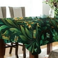 thumbnail image 3 of Ryvnso A Bird and Flowers Rectangle Table Cloth Tablecover Dinning Tablecloth 60"x120", 3 of 8