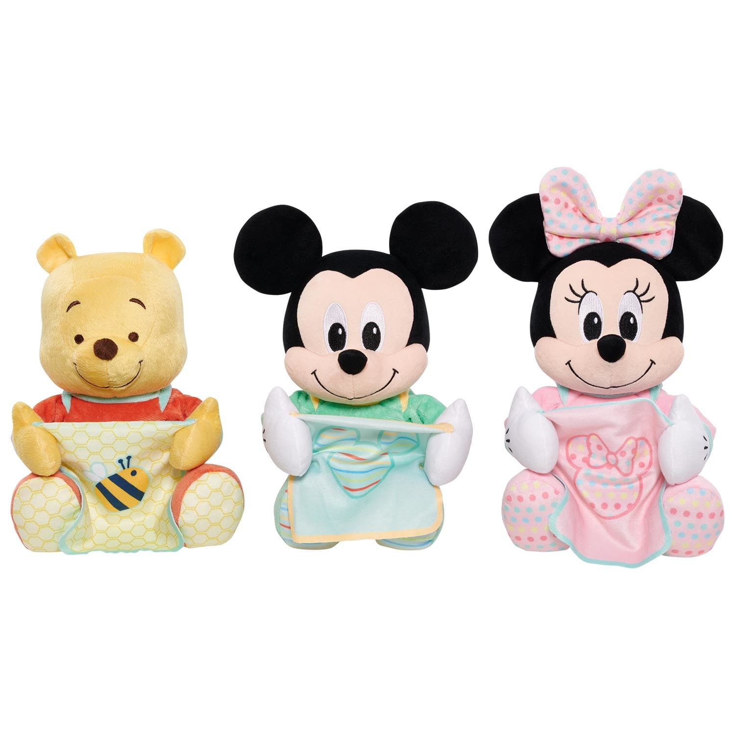 Disney Baby 11-inch Hide-and-Seek Mickey Mouse Interactive Plush, Kids Toys  for Ages 09 Month by Just Play